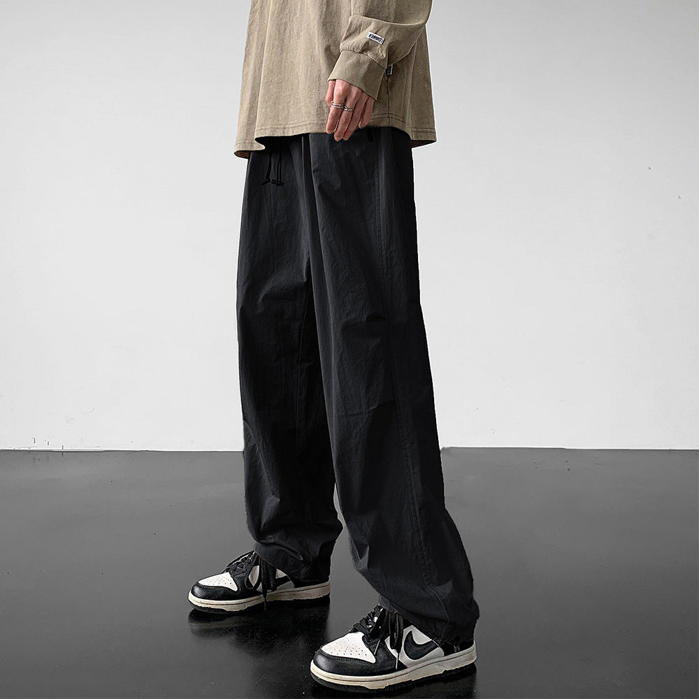 saferido old money outfits men Navy Blue American-Style Functional Nylon Charging Pants High Street Vibe Outdoor Logging Overalls Men's Summer Climbing Pants