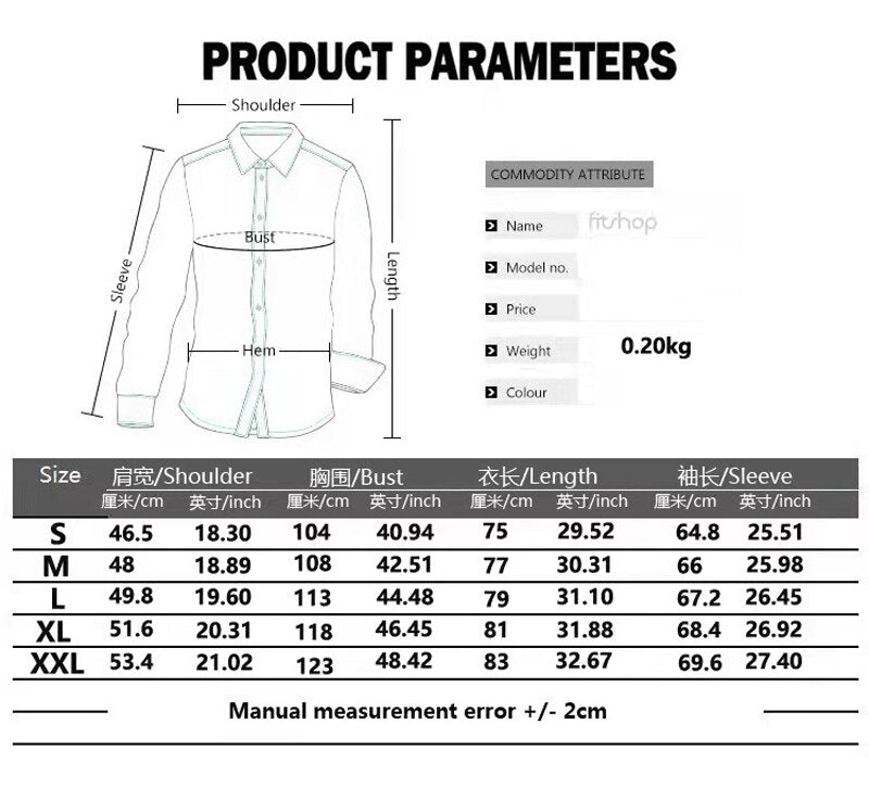 Fashion Print Luxury Long Sleeve Shirt Man Button Up For Men Clothing Business Casual Social Dress Slim Shirts Male Blouse