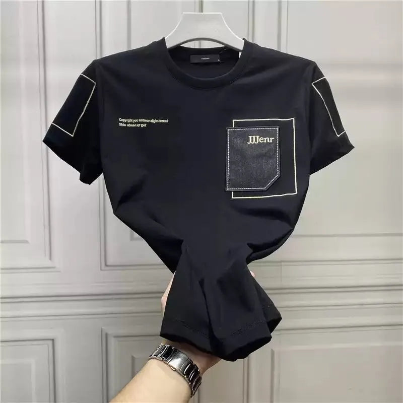 Men's T-shirt Streetwear Man Tee Shirts Top Clothes Aesthetic Heather Polyester Cool Goth Grunge Casual Funny Original Music Xl