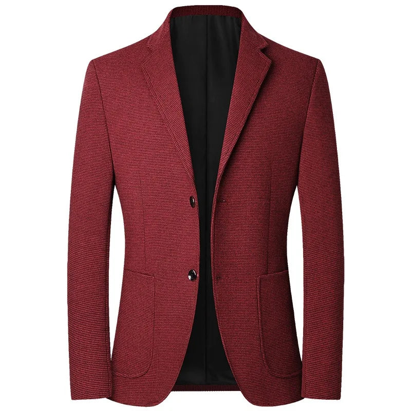 Autumn Men Blazers Suits Jackets Business Casual Suit Wool Coats High Quality Male Slim Fit Blazers Jackets Blazers Coats