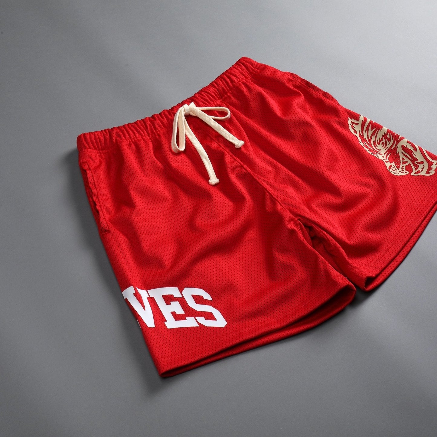 Street Fashion Men's Summer Mesh Breathable Shorts Casual Style Fitness Jogging Workout Men's Gym Green Sports Shorts