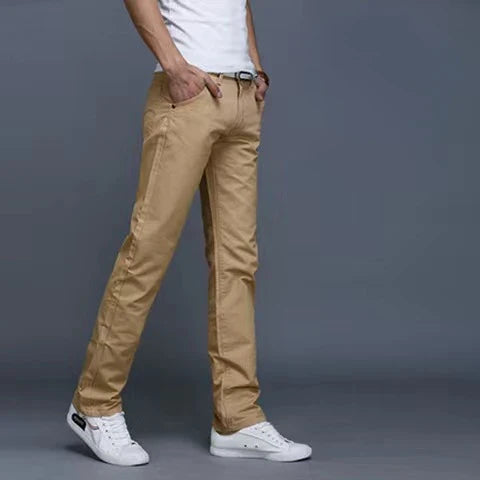 Military Tactical Cotton Cargo Pants for Mens Elastic Casual Trousers Zipper Multi-Pocket Joggers Fashion Khaki Black Army Green