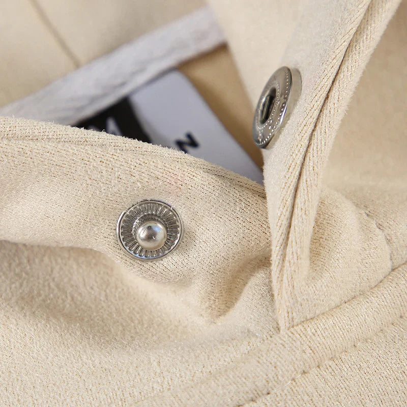 saferido Fall Men Sweatshirts Japanese Streetwear Vintage Trend Unisex Couple Loose Harajuku Casual Fleece Hoodies Coat