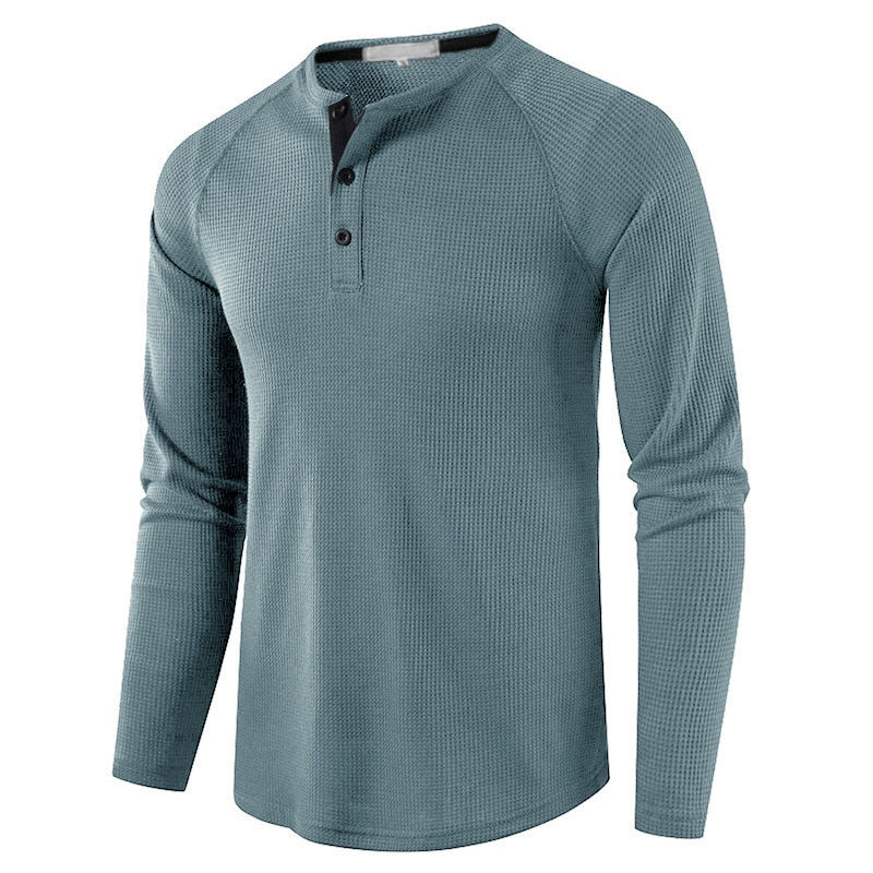 Long Sleeve T Shirt for Men Solid Spring Summer Casual Mens T-shirt Breathable Male Tops Fashion Clothes Men's T-shirts
