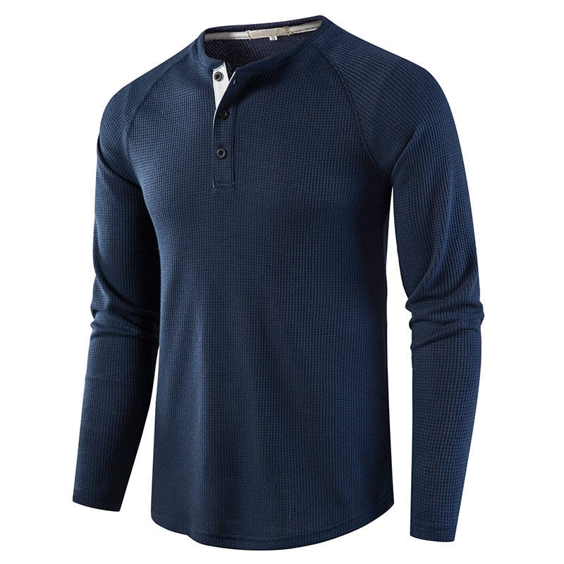 Long Sleeve T Shirt for Men Solid Spring Summer Casual Mens T-shirt Breathable Male Tops Fashion Clothes Men's T-shirts