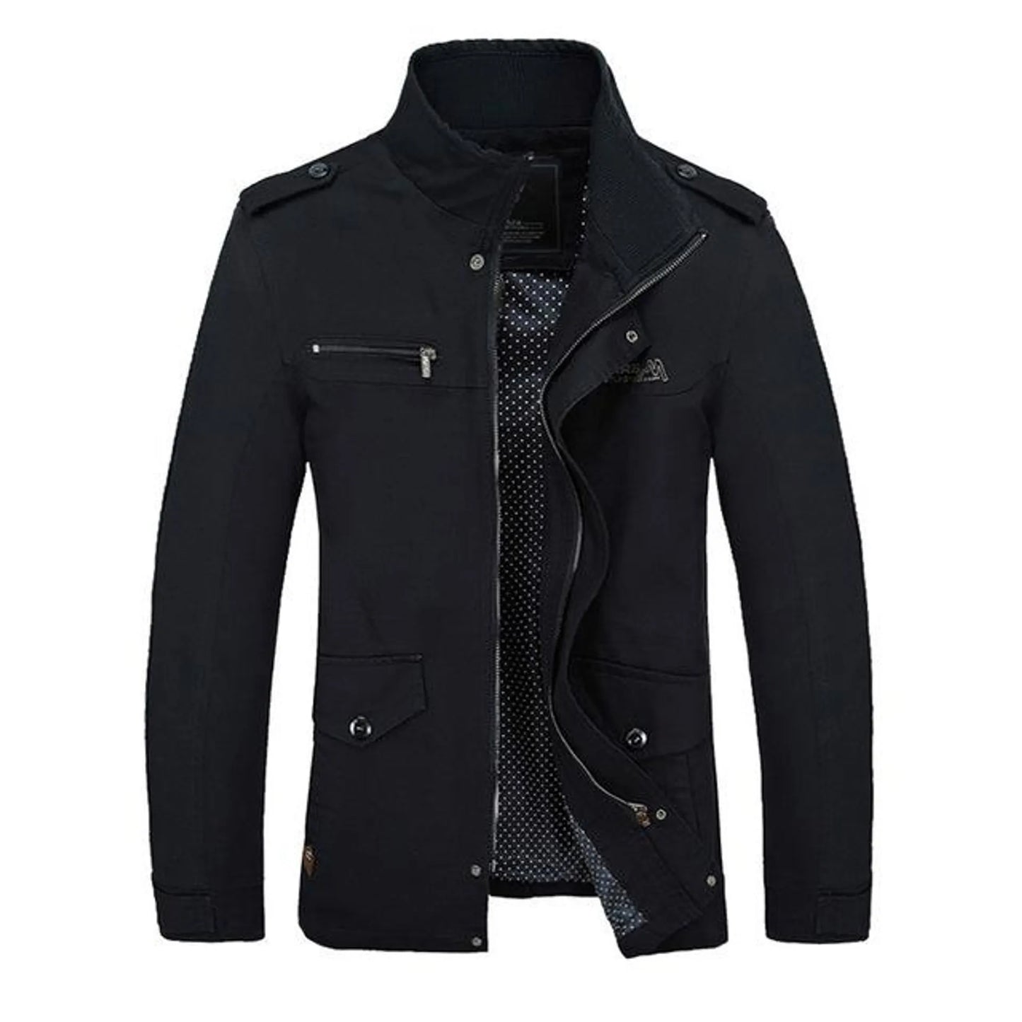 High Collar Slim Jacket