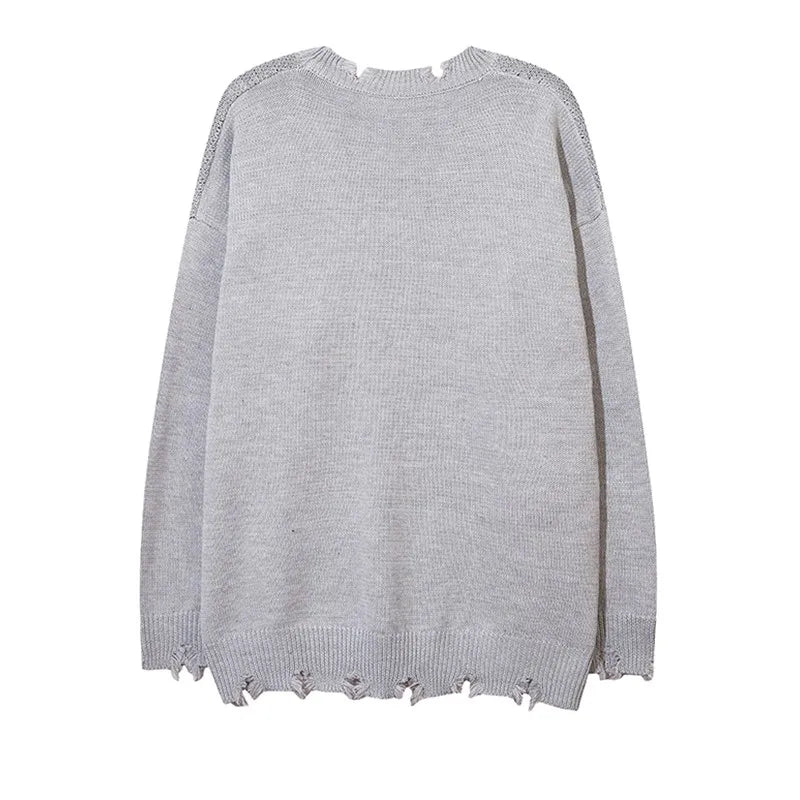 saferido Broken Chain Versatile Street Original Style for Men and Women European and American Street Fashion Sweaters and Knitwear Trend