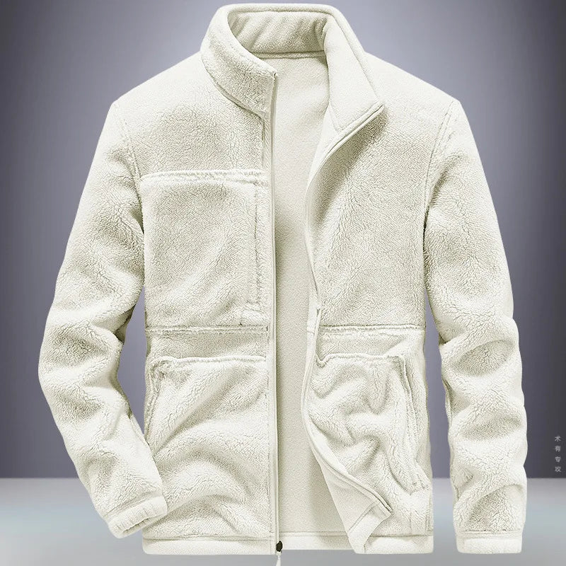 New Mens Warehouse Jackets Men's Winter Warm Coats Fleece Thick Hooded Casual Cotton Coats Sportswear Plus Size Sweatshirts