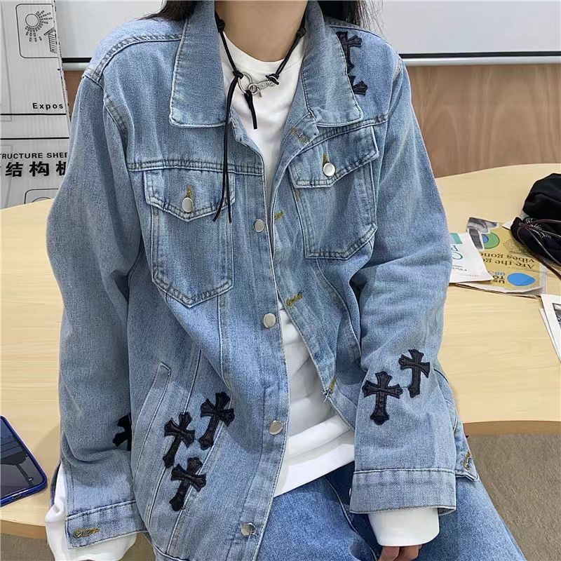 Dark college winter Japanese streetwear women coat Harajuku outwear casual long-sleeved zip up Ulzzang hooded coat