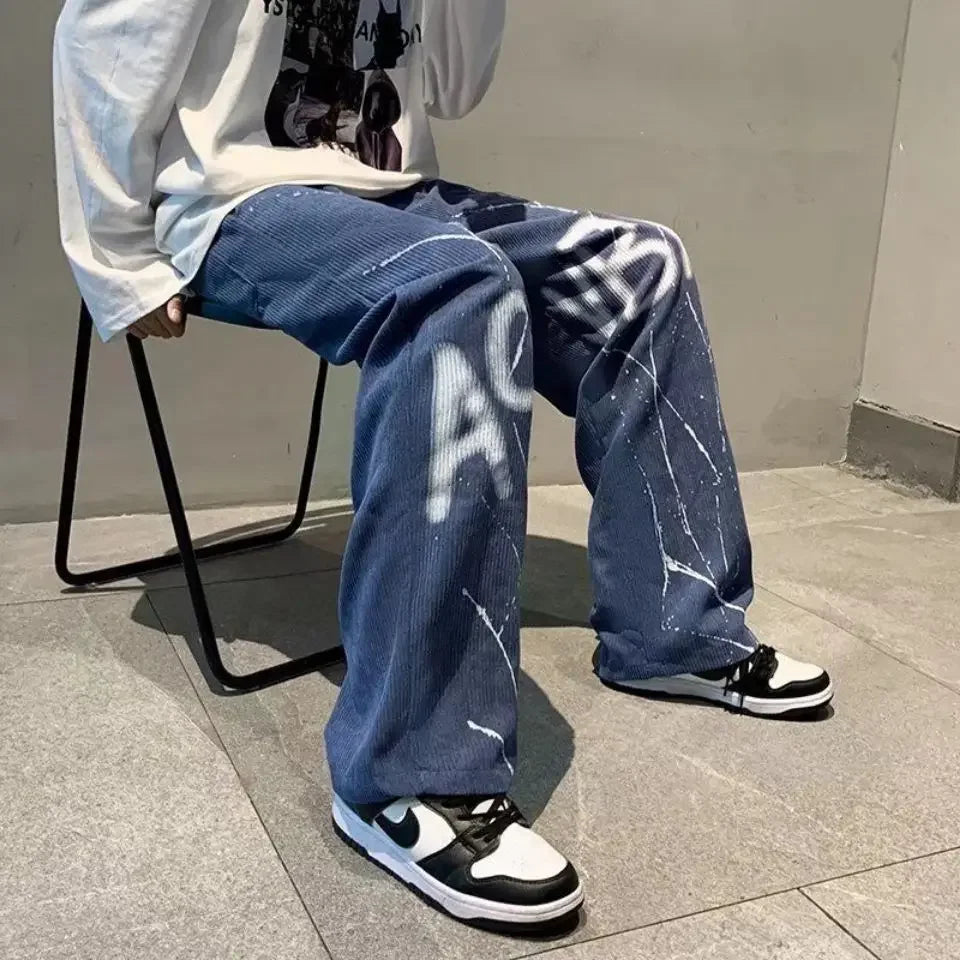 saferido Long Straight Stylish Trousers for Men Low Price Fashion 2024 Classic New In Y2k Korean Style Sale Streetwear Casual Pants Man