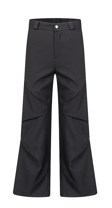Pants Men Streetwear All-match Leisure Design Vitality Mopping Pure Color Baggy Trousers Joggers Youthful Spring Autumn Chic BF
