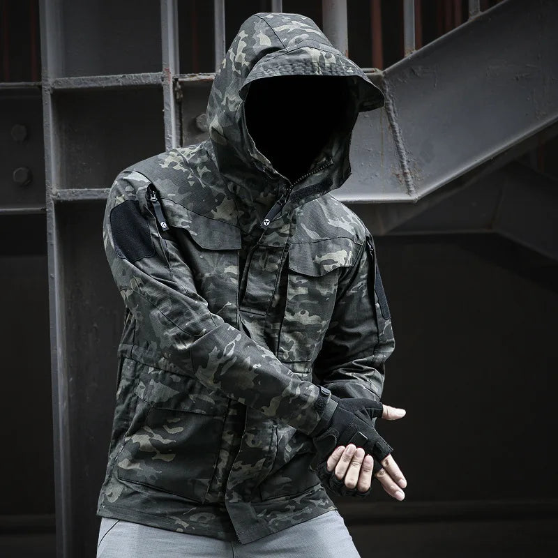 New M65 Army Clothes Casual Tactical Windbreaker Trench Men Waterproof Flight Pilot Coat Hoodie Man Military Field Jacket