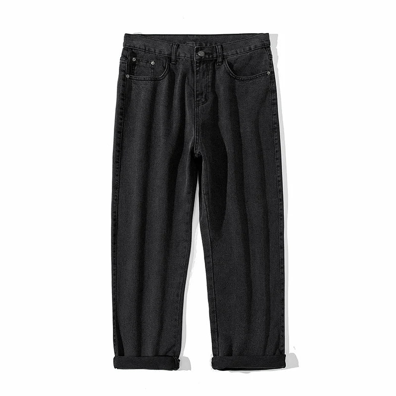 saferido Spring brand straight loose trouser Korean High street men and women can wear denim classic fashion trend boys girls jeans