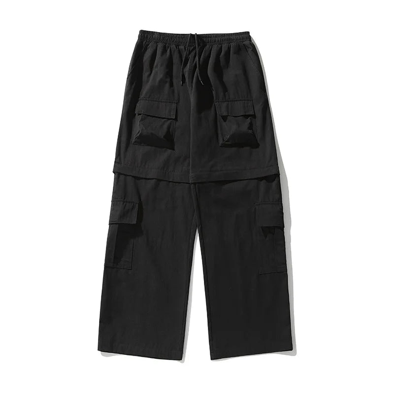 saferido 2024 New Cargo Pants Men Oversize Outdoor Casual Trousers Multi Pocket Pure Cotton Jogging Pants Mans Streetwear Hip Hop