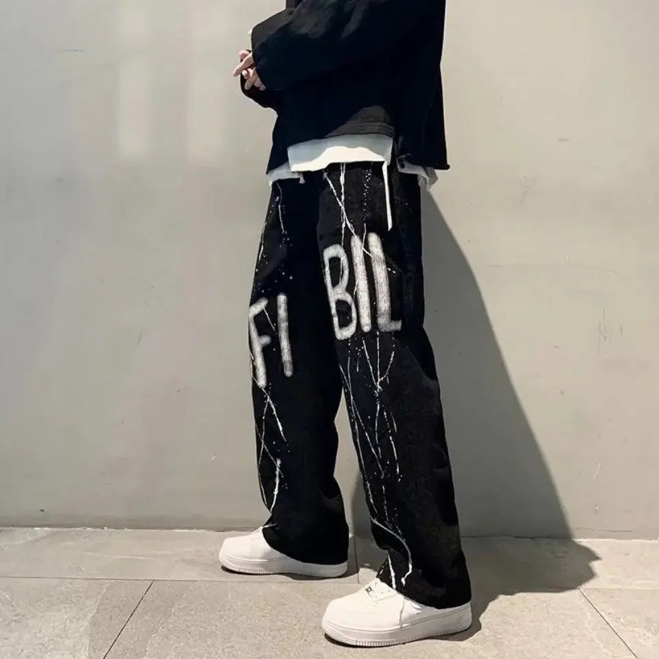 saferido Long Straight Stylish Trousers for Men Low Price Fashion 2024 Classic New In Y2k Korean Style Sale Streetwear Casual Pants Man