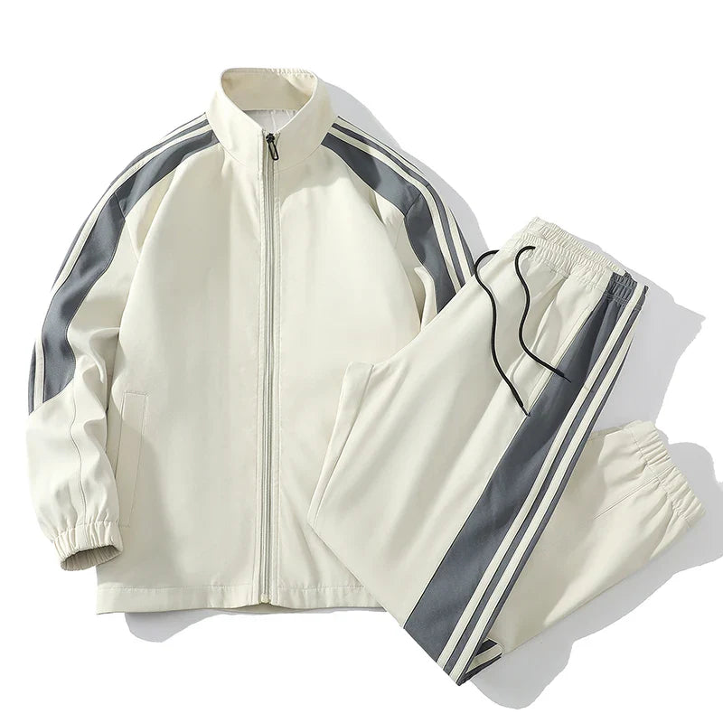 Sports suit men's spring and autumn new style casual teenager overalls suit men's plus size handsome suit