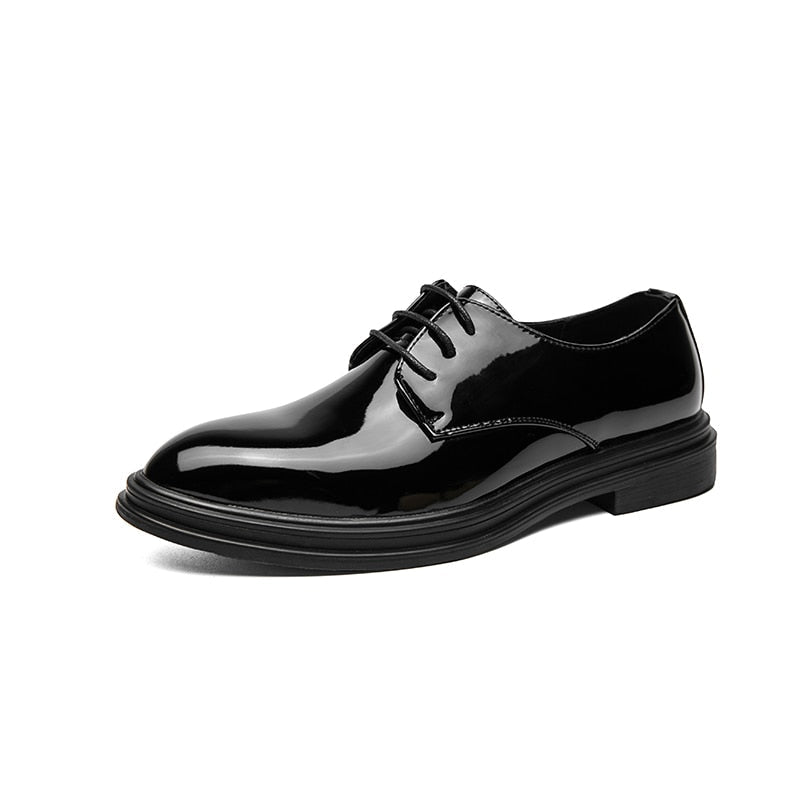 Italian Dress Shoes Leather Fashion for Men Pointed FormalShoes Men Formal Office Spring Party Luxury Mirror Oxford Shoes