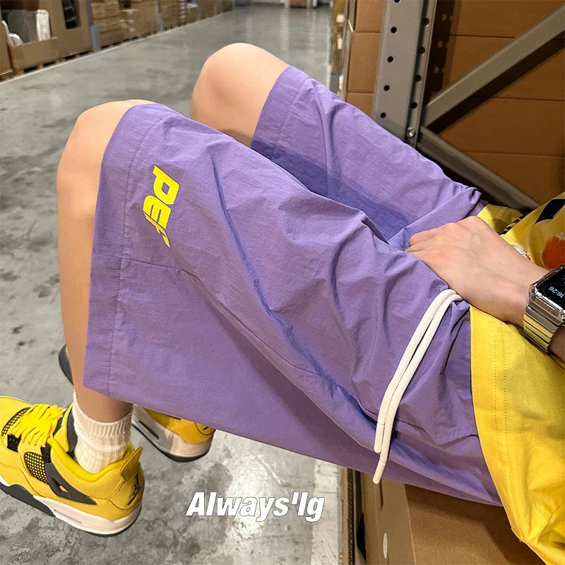 saferido Summer Quick Dry Men's Pants Summer Men Short Bermuda Masculina Mesh Oversized Board Shorts Male Brand Sweatpant