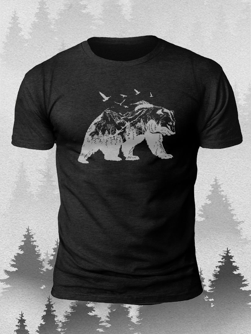 Summer Men's T-shirt Simple Print Round Neck Short-sleeved Y2k T-shirt Casual Versatile Men's Tops Fashion Oversized T-shirt