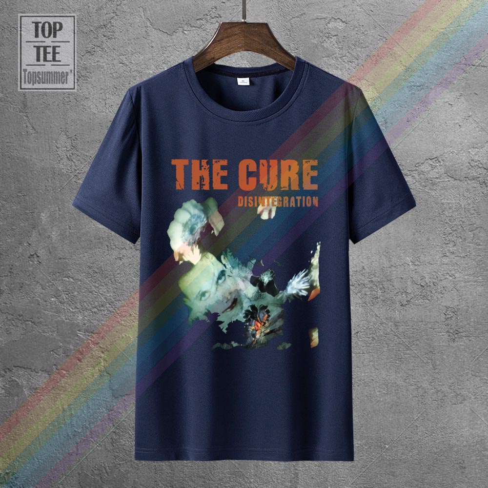 Vintage The Cure Disintegration Rock T Shirt Men Women Short Sleeve Oversized T-Shirt Summer Fashion Graphic Print Streetwear