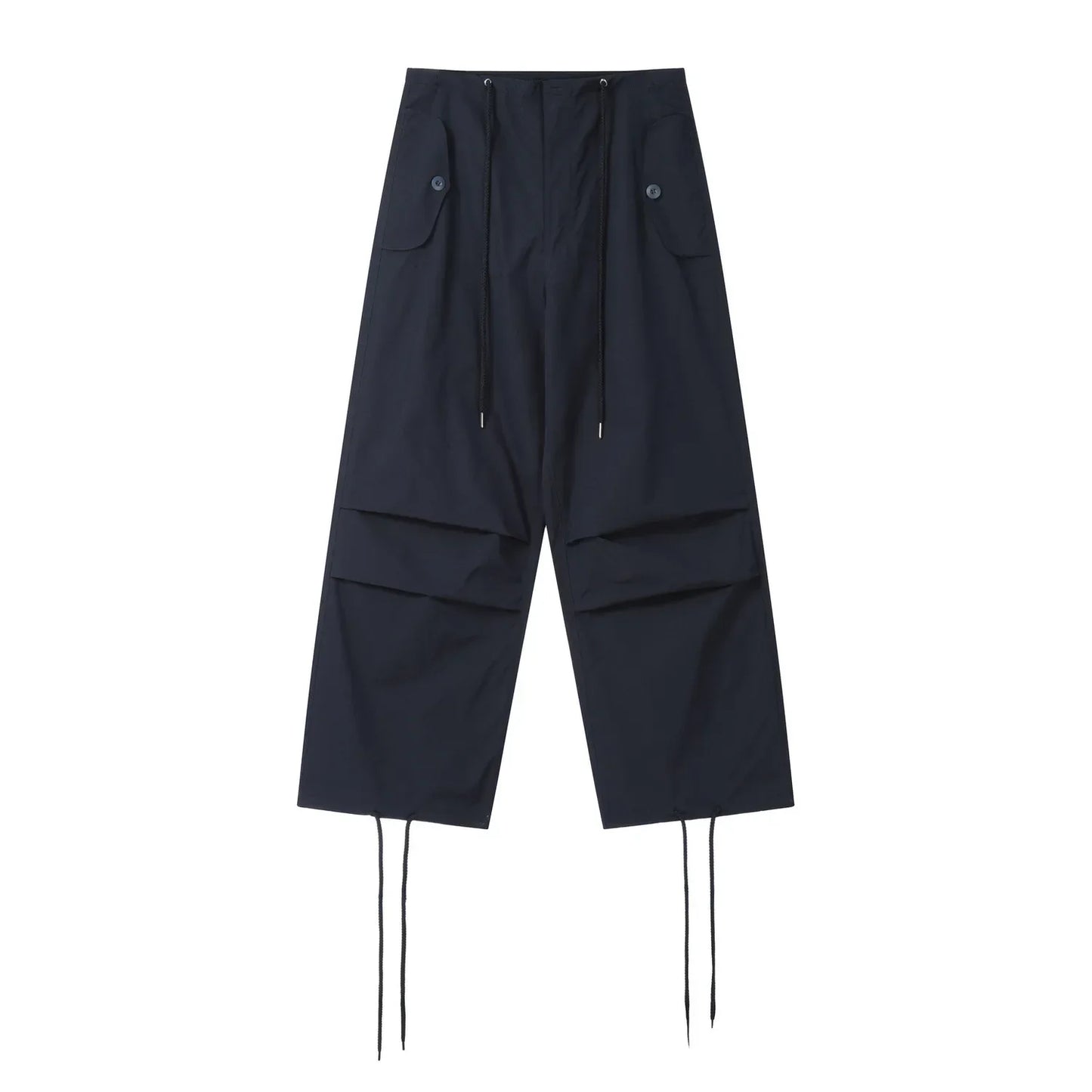 saferido Parachute Pants Sport Men Baggy American Street Cargo Wide Leg Trousers Male Tracksuit Hip Hop Loose Casual Oversize