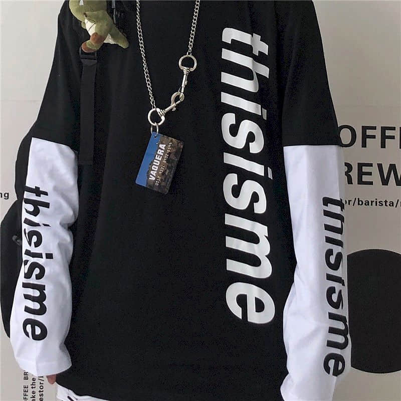 T-shirt for Men Summer Cross of Thorns Suitcase Men's T-shirts Long-sleeved Dark Hip-hop Men's oversize t-shirt Y2k T Shirt
