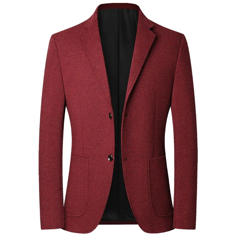 Autumn Men Blazers Suits Jackets Business Casual Suit Wool Coats High Quality Male Slim Fit Blazers Jackets Blazers Coats
