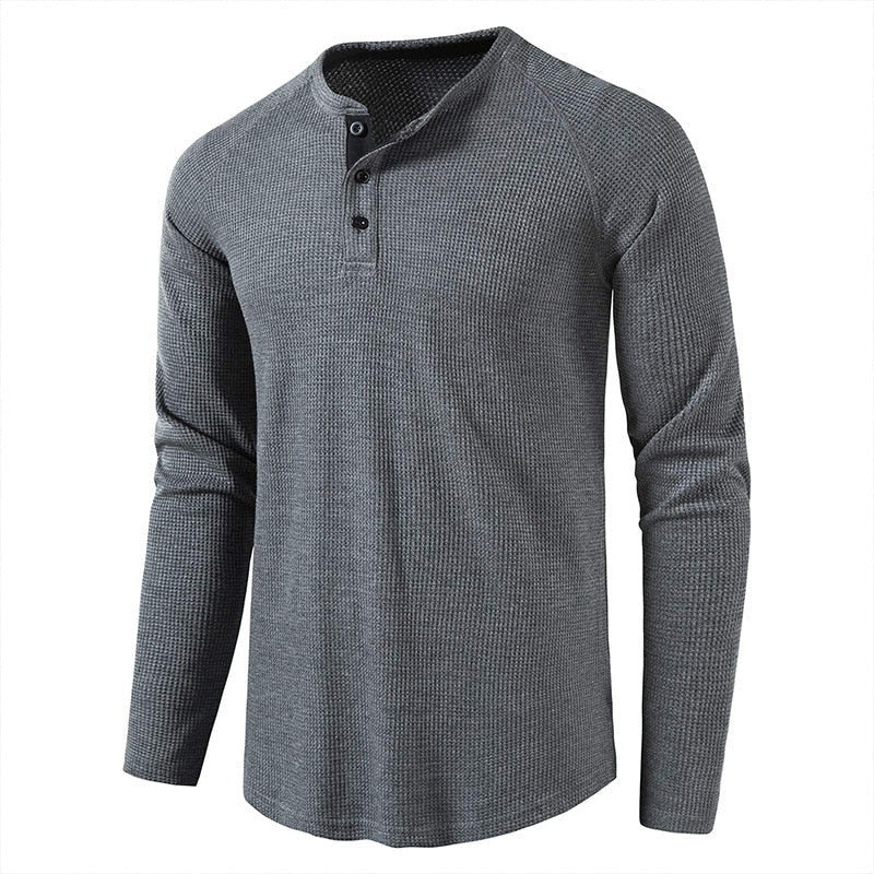 Long Sleeve T Shirt for Men Solid Spring Summer Casual Mens T-shirt Breathable Male Tops Fashion Clothes Men's T-shirts