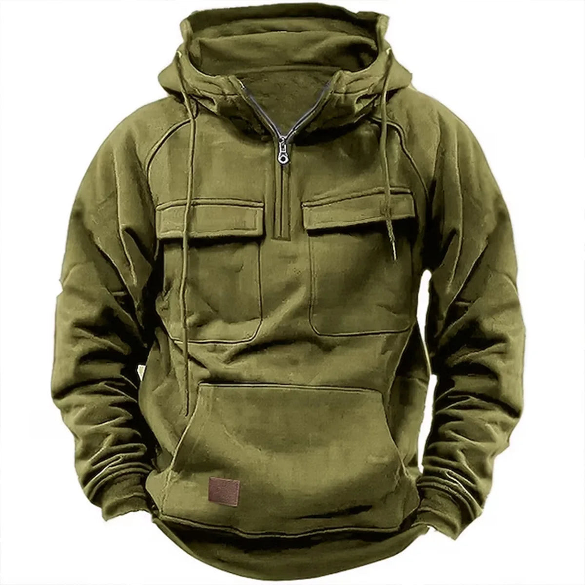 Vintage Men Hoodie Sweatshirt Street Man Clothing Men's Oversized Hooded Pullover Male Retro Harajuku Solid Color Hoody