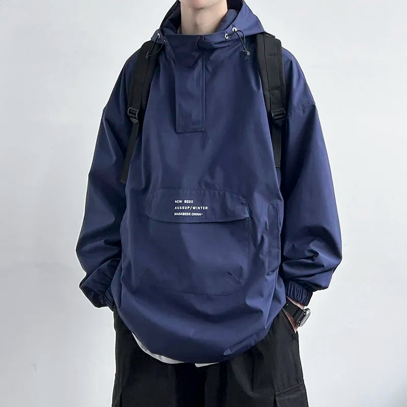 Men's Jacket New Outdoor Waterproof Windbreaker Jacket Hooded Design Windproof Men's Jacket Chaquetas hombre