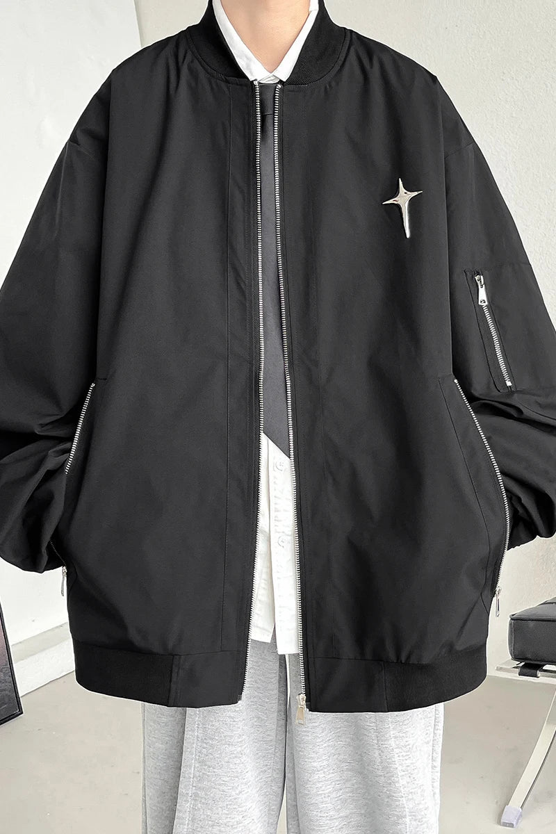 saferido Men's Clothing Korean Popular Clothes Spring Jackets Japanese Vintage Clothing Outerwear Style Coats
