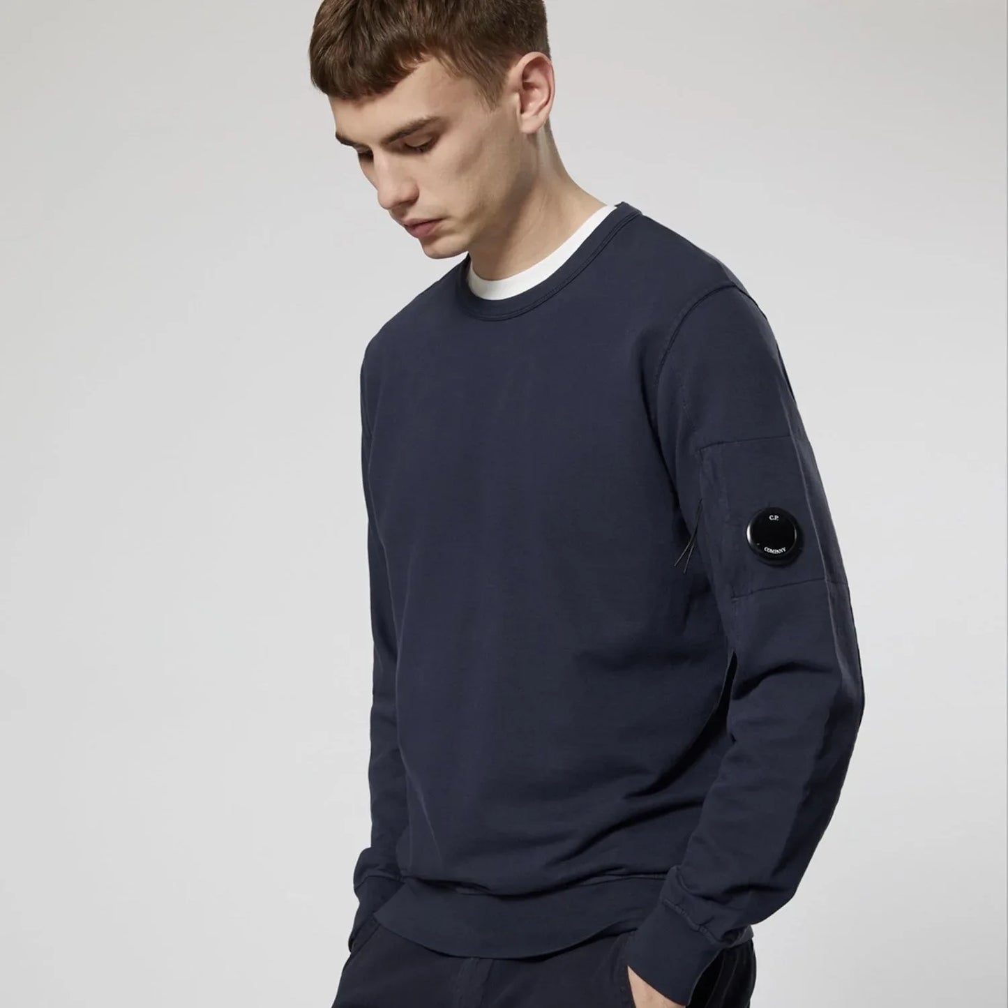 saferido Fall Winter Male Collection Casual Fashion Style O-Neck Loose Fit Sweatshirt for Men Oversized Outwear Men Clothing Street Grey