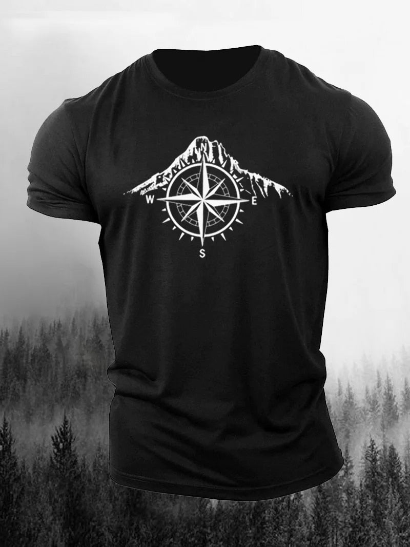 Summer Men's T-shirt Simple Print Round Neck Short-sleeved Y2k T-shirt Casual Versatile Men's Tops Fashion Oversized T-shirt
