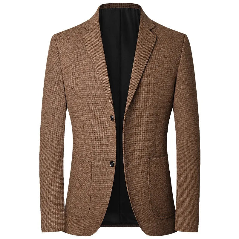 Autumn Men Blazers Suits Jackets Business Casual Suit Wool Coats High Quality Male Slim Fit Blazers Jackets Blazers Coats