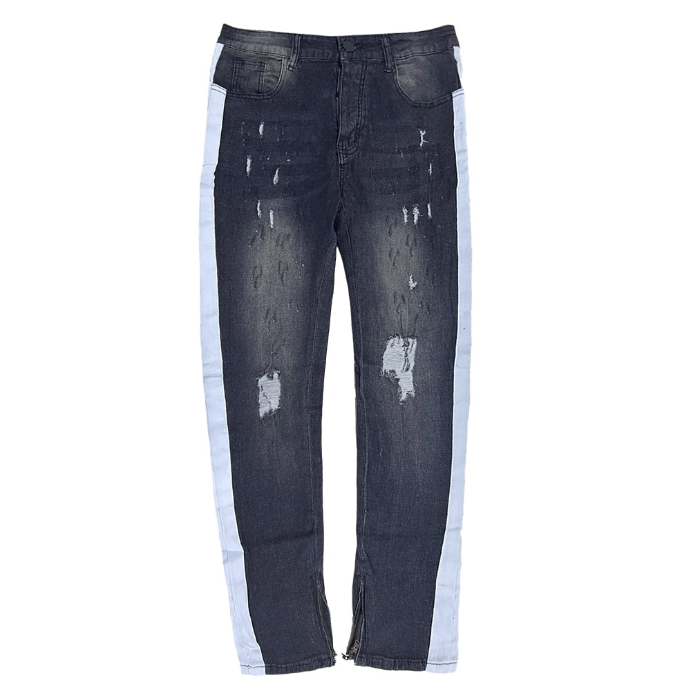 Jeans Men Wide Leg Cargo Pants Streetwear Baggy Men Korean Fashion Loose Straight Male Clothing Y2K Hip Hop Style Male Trousers