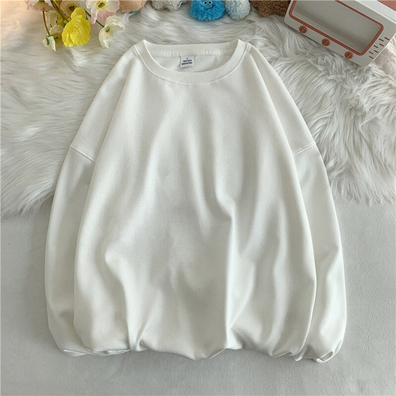 Men Harajuku Hoodies Sweatshirts Oversized Men Streetwear Black Thick Hoodie Male Hiphop Winter Basic Hoodies