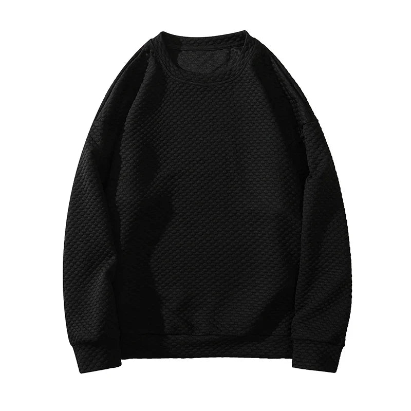 saferido Autumn New Hoodies Dot O-neck Sweatshirt Mens Streetwear Casual Fashion Mens Oversized Korean Harajuku Pullover 5XL-M