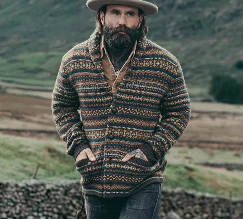 Arrival Top Fashion Turn-down Collar Regular Cotton Cardigan Male Casual Single Breasted Button Sweater Men