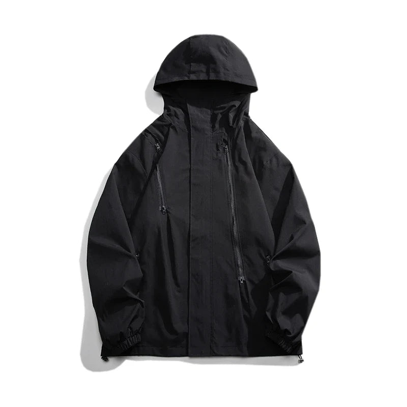 Streetwear Spring Casual Men's Jackets Hooded Harajuku Windbreaker Jacket For Woman