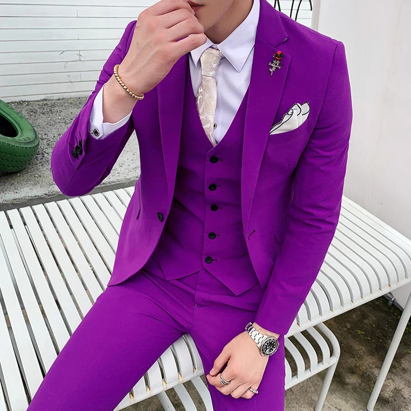 saferido Men spring high quality Business suit Vest/Male slim fit fashion office dress Blazers Vest 4XL-M