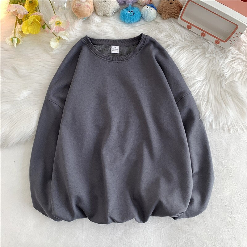 Men Harajuku Hoodies Sweatshirts Oversized Men Streetwear Black Thick Hoodie Male Hiphop Winter Basic Hoodies