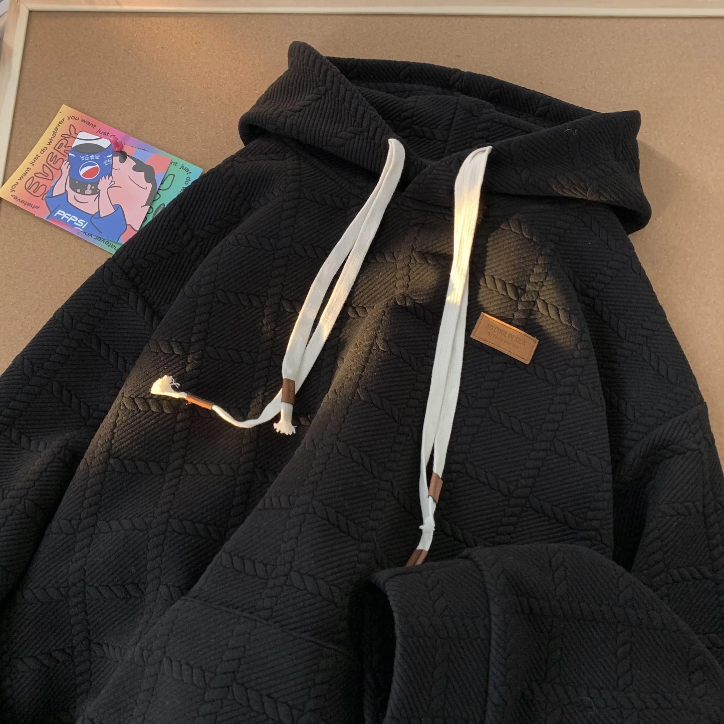 Korean Solid Color Hoodie Men's Autumn Loose Hooded Sweatshirt Fashion Brand Hoodies Harajuku Male Pullovers