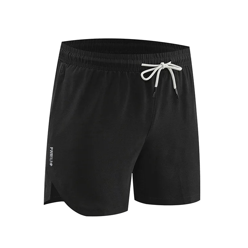 saferido American Style Ice Silk Men Sports Shorts Track and Field Basketball Shorts Solid Color Loose Quick Drying Woven Training Pants