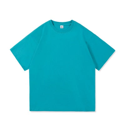 Summer Fashion Men's T Shirt Casual Solid Short Sleeve Classical Tee Mens 100% Cotton Oversized Hip-Hop Top Tees 5XL