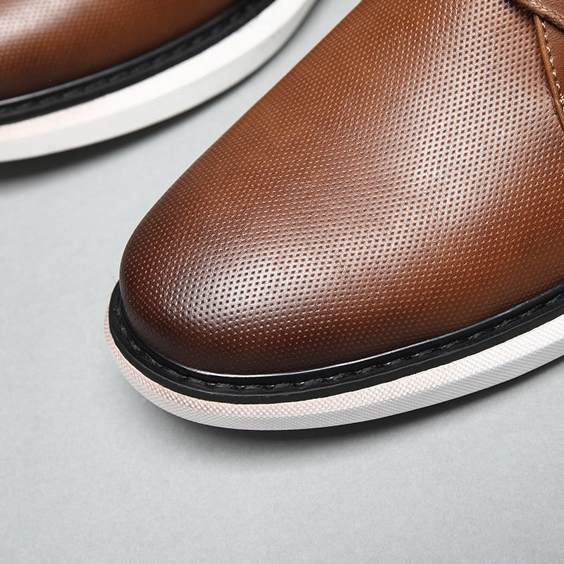 saferido Spring/Summer New Men Shoes Comfy Luxury Brand Men Casual Shoes Lace Up Business Style Dress Shoes Men Shoes