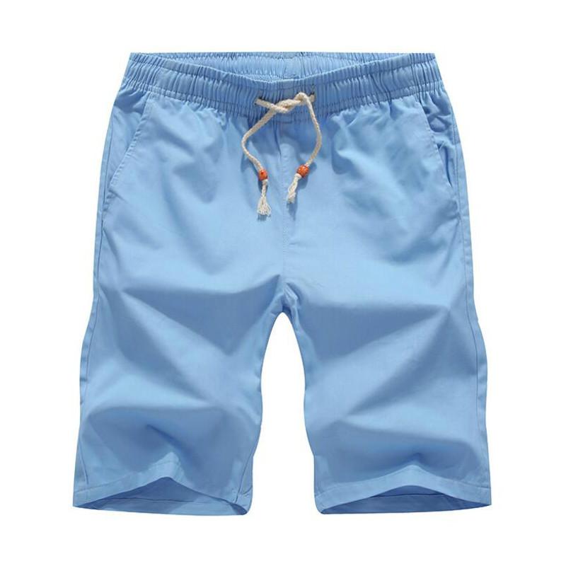 Hot 100% Cotton High Quality Breathable Comfortable Casual Men Style Man Home Shorts Asian Size With Pocket