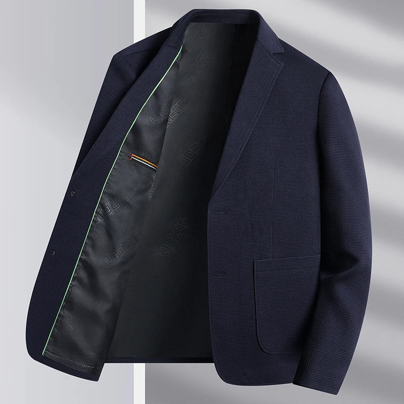 New Men's Slim Fashion Everything High-grade Korean Version of The Wedding Gentleman British Style Hosting Casual Blazer