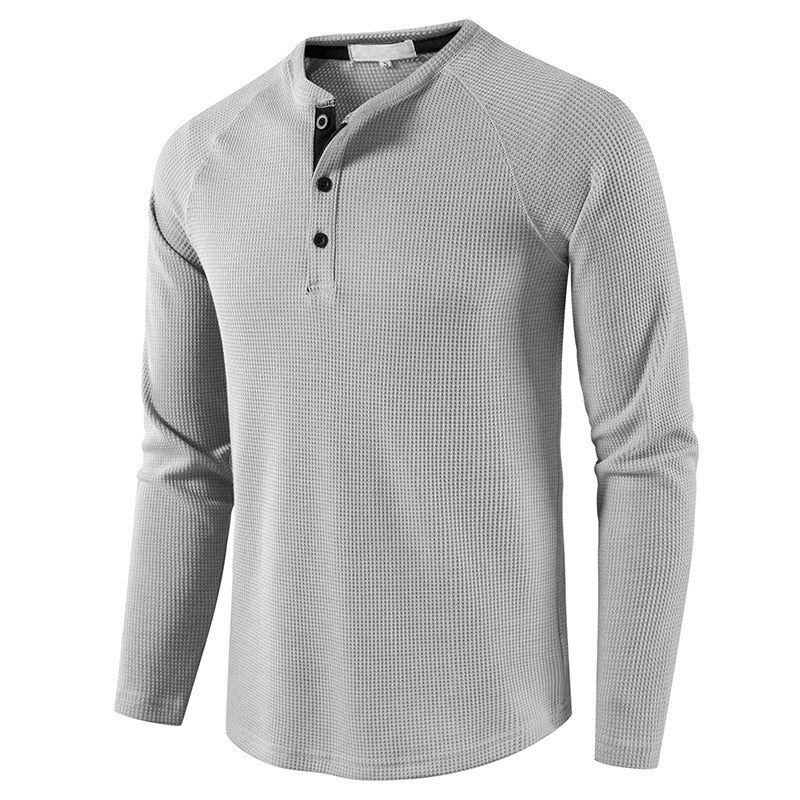 Long Sleeve T Shirt for Men Solid Spring Summer Casual Mens T-shirt Breathable Male Tops Fashion Clothes Men's T-shirts