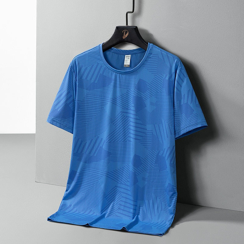 Quick-Dry GYM Sports Streetwear Fashion Oversized 8XL T Shirt Japan Style Black White Summer Short Sleeves Top Tees Tshirt