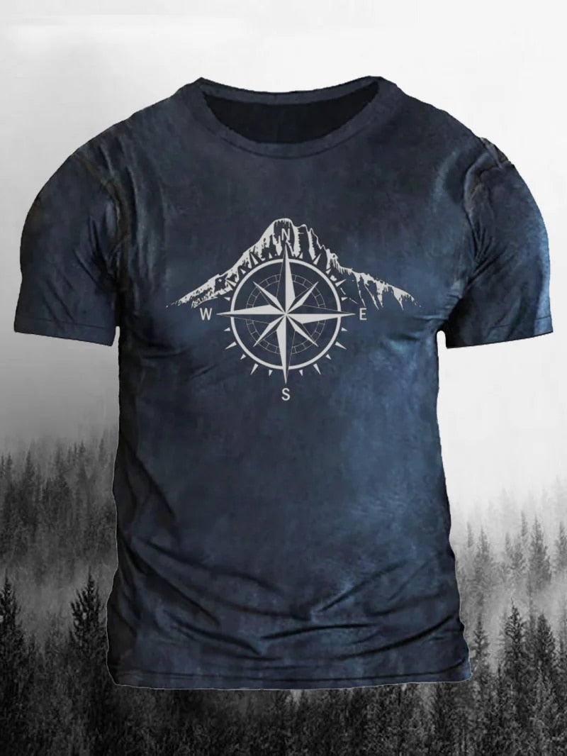 Summer Men's T-shirt Simple Print Round Neck Short-sleeved Y2k T-shirt Casual Versatile Men's Tops Fashion Oversized T-shirt